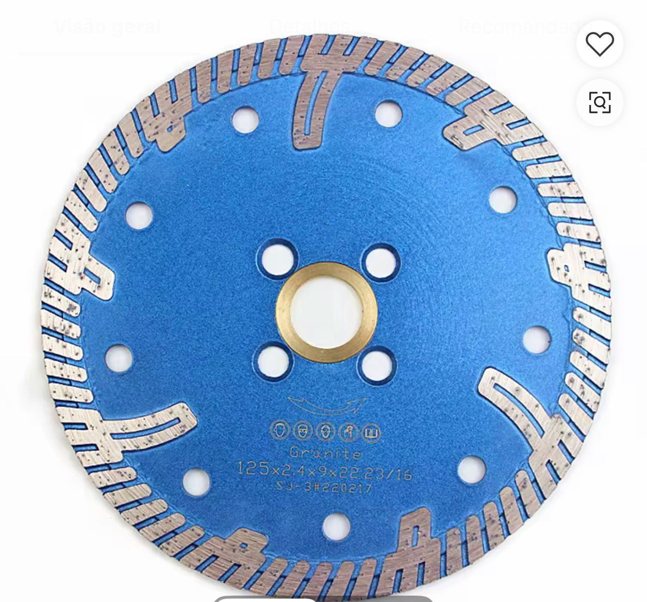 Blue Diamond Blade - 5 inch